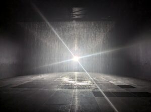 Dancing Through Raindrops: Our Magical Time at the Rain Room in Sharjah